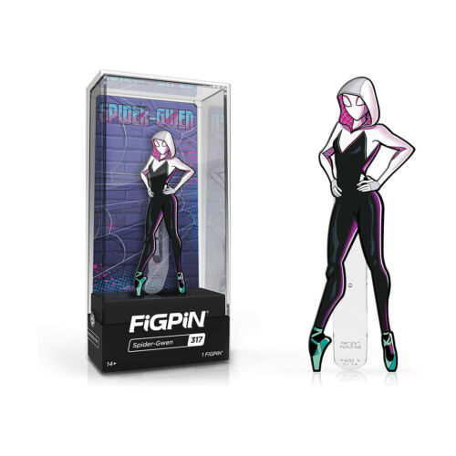 Spider-Man: Into The Spider-Verse FiGPiN Enamel Pin Spider-Gwen (NYCC 2019 Exclusive) [299] - Fugitive Toys
