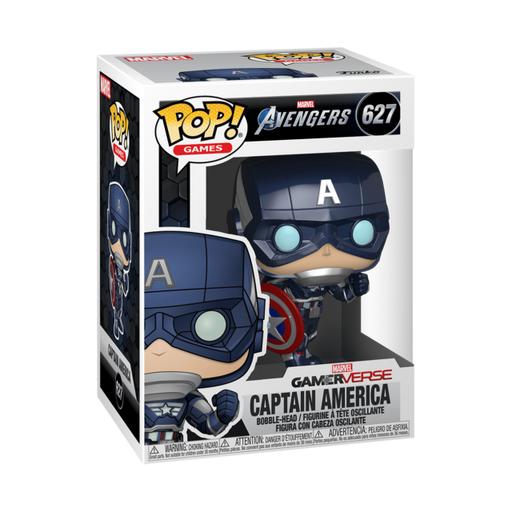 Marvel Avengers Game Pop! Vinyl Figure Captain America [627] - Fugitive Toys