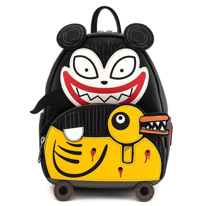 Loungefly x Disney Nightmare Before Christmas Scary Teddy and Undead Duck Mini Backpack - Fugitive Toys