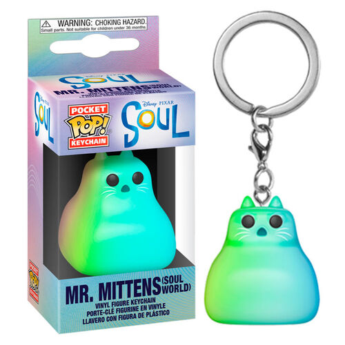 Disney Pixar Soul Pocket Pop! Keychain Mr. Mittens (Soul World) - Fugitive Toys