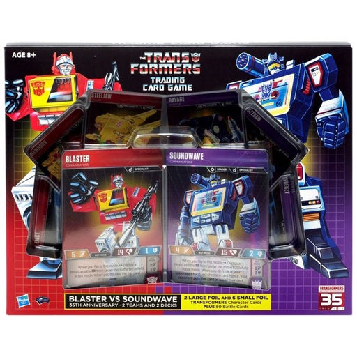 Hasbro Transformers Trading Card Game Blaster vs. Soundwave 35th [2019 SDCC] - Fugitive Toys