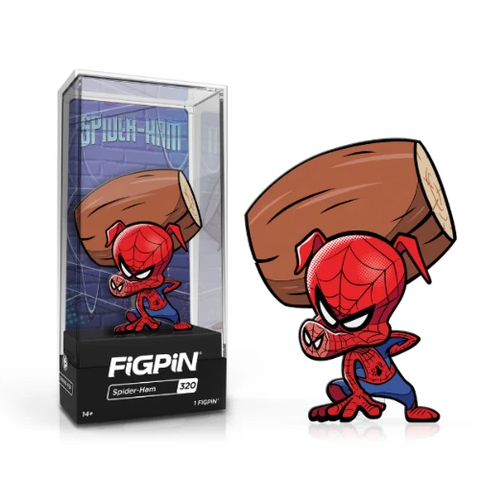 Spider-Man: Into The Spider-Verse FiGPiN Enamel Pin Spider-Ham (NYCC 2019 Exclusive) [302] - Fugitive Toys