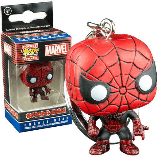 Marvel Pocket Pop! Keychain Spider-Man (Red & Black) - Fugitive Toys