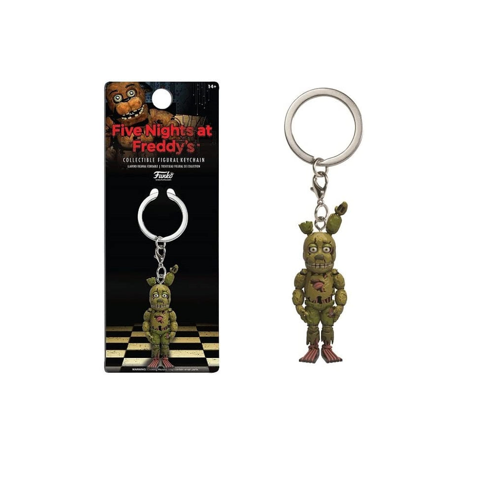 Spring Trap Keychain Five Nights at Freddy's Figural Keychain Springtrap — Fugitive Toys