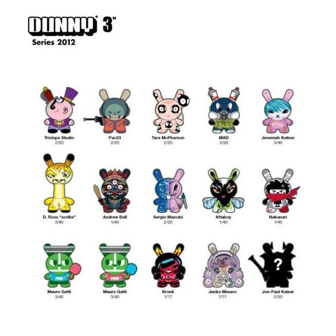 Kidrobot Dunny Series 2012 (1 Blind Box) - Fugitive Toys