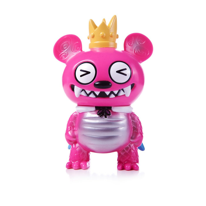 Bossy Bear Kaiju Pink (Squinty Eyes) Strange Beast Collection - Fugitive Toys
