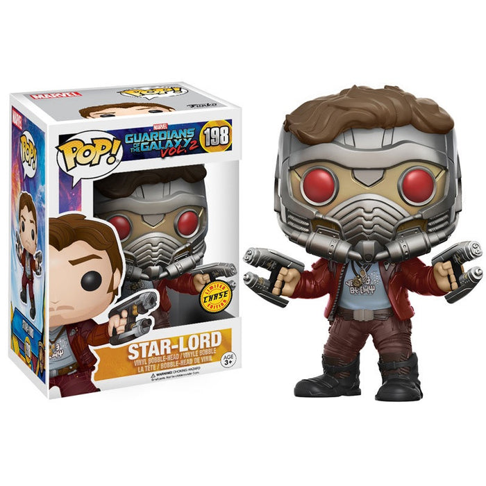Marvel Guardians of the Galaxy Vol. 2 Pop! Vinyl Figure Star-Lord (Chase) [198] - Fugitive Toys