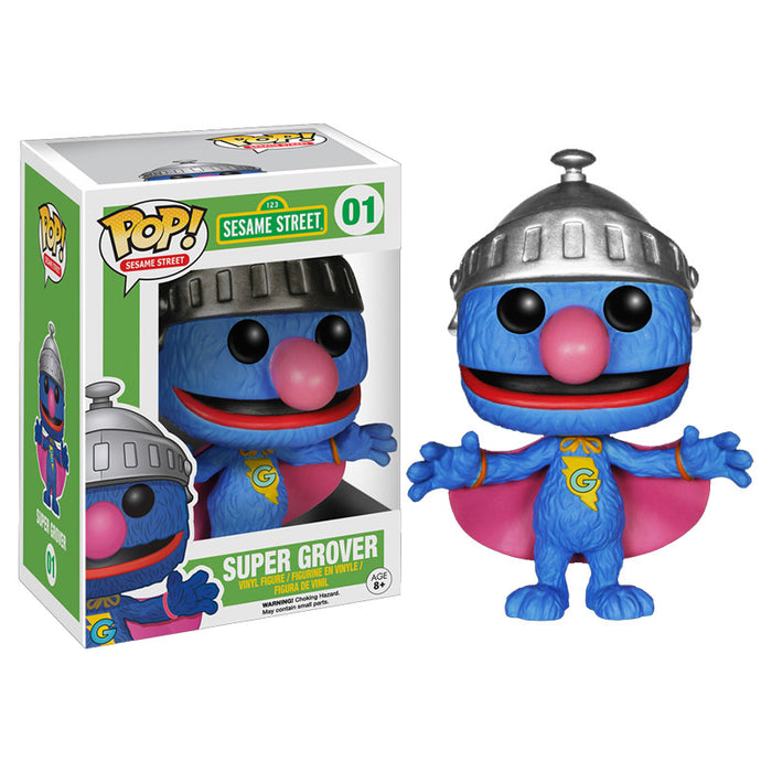 Sesame Street Pop! Vinyl Figure Super Grover - Fugitive Toys