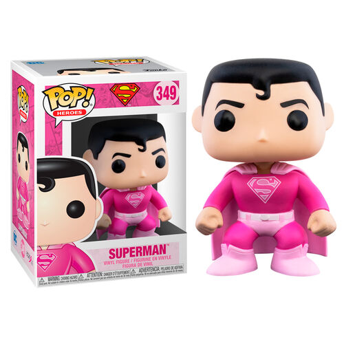 DC Pop! Vinyl Figure Breast Cancer Awareness Superman [349] - Fugitive Toys