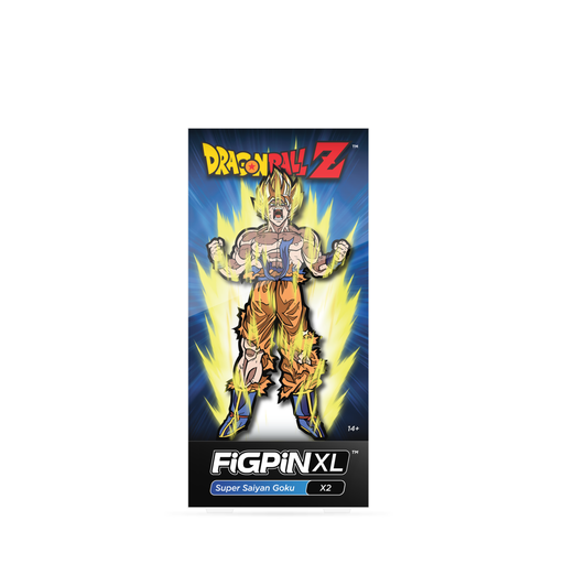 Dragon Ball Z: FiGPiN XL Enamel Pin Super Saiyan Goku [X2] - Fugitive Toys