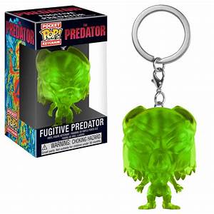 The Predator Pocket Pop! Keychain Fugitive Predator (Clear Green) - Fugitive Toys