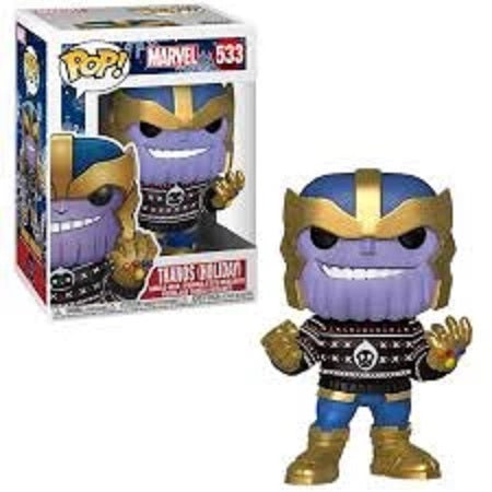 Marvel Pop! Vinyl Figure Thanos (Holiday Sweater) [533] - Fugitive Toys