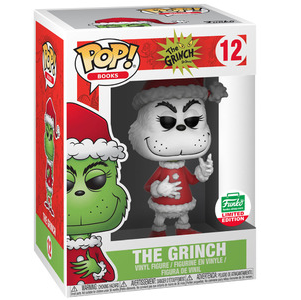 The Grinch Pop! Vinyl Figures Black and White The Grinch [12] - Fugitive Toys
