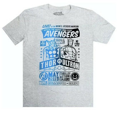 Marvel Pop! Tees Avengers Thor vs. Ultron - L - Fugitive Toys
