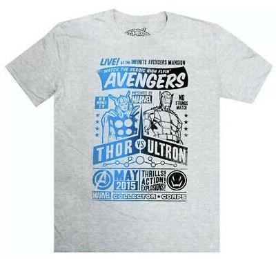 Marvel Pop! Tees Avengers Thor vs. Ultron - XL - Fugitive Toys