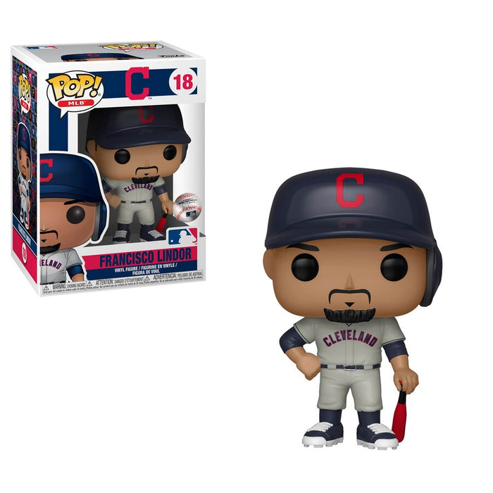 MLB Pop! Vinyl Figure Francisco Lindor (New Jersey) [Cleveland Indians] [18] - Fugitive Toys