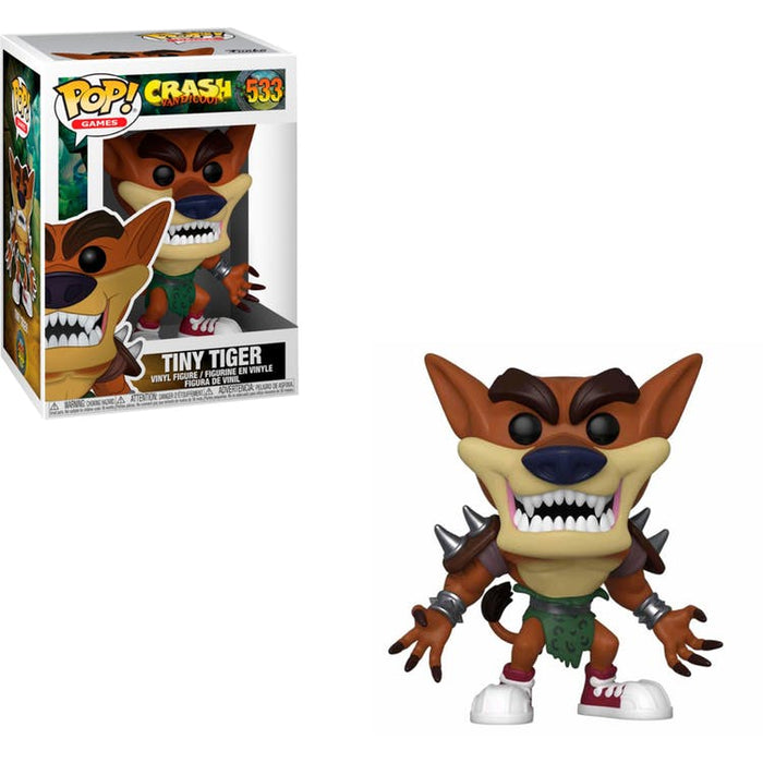Crash Bandicoot Pop! Vinyl Figure Tiny Tiger [533] - Fugitive Toys