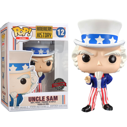 American History Pop! Vinyl Figure Uncle Sam [12] - Fugitive Toys