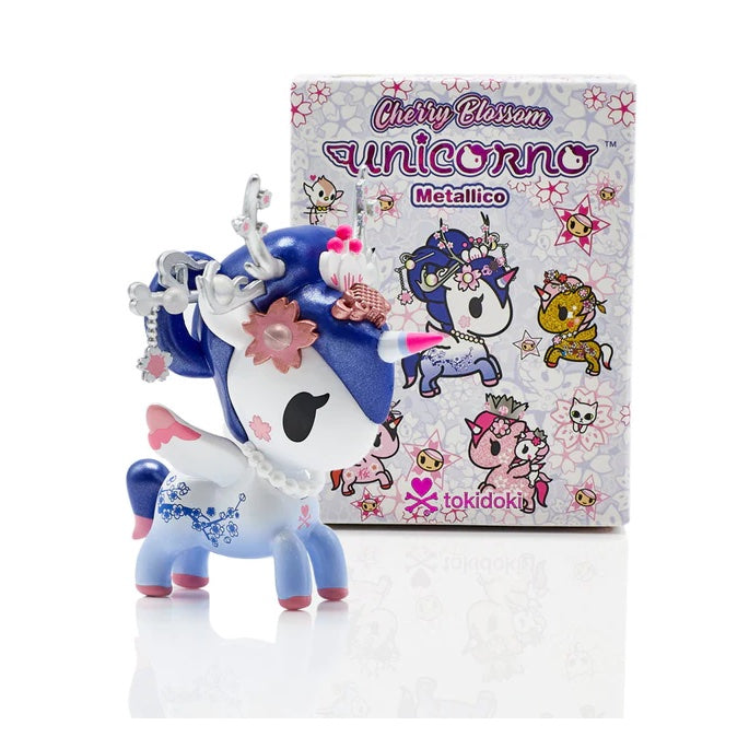 Tokidoki Cherry Blossom Metallico Unicorno: (1 Blind Box)