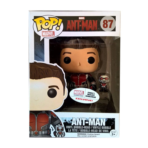 Marvel Ant-Man Pop! Vinyl Figure Unmasked Ant-Man w/ Mini Ant-Man [Exclusive] - Fugitive Toys