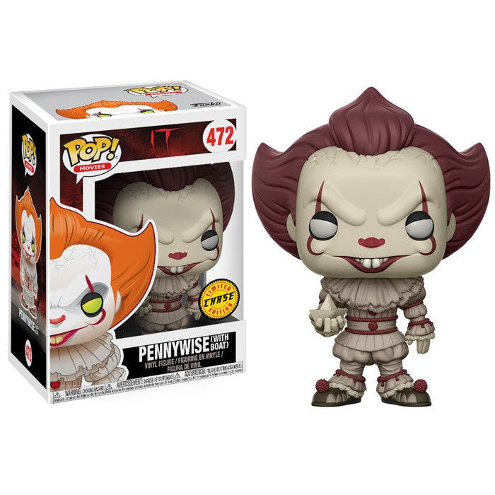 Movies Pop! Vinyl Figure Pennywise with Boat (Chase) [It] - Fugitive Toys