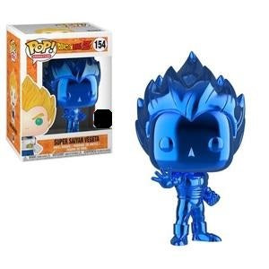 Dragon Ball Z Pop! Vinyl Figure Super Saiyan Vegeta (Blue Chrome) (NYCC 2018 Exclusive) [154] - Fugitive Toys