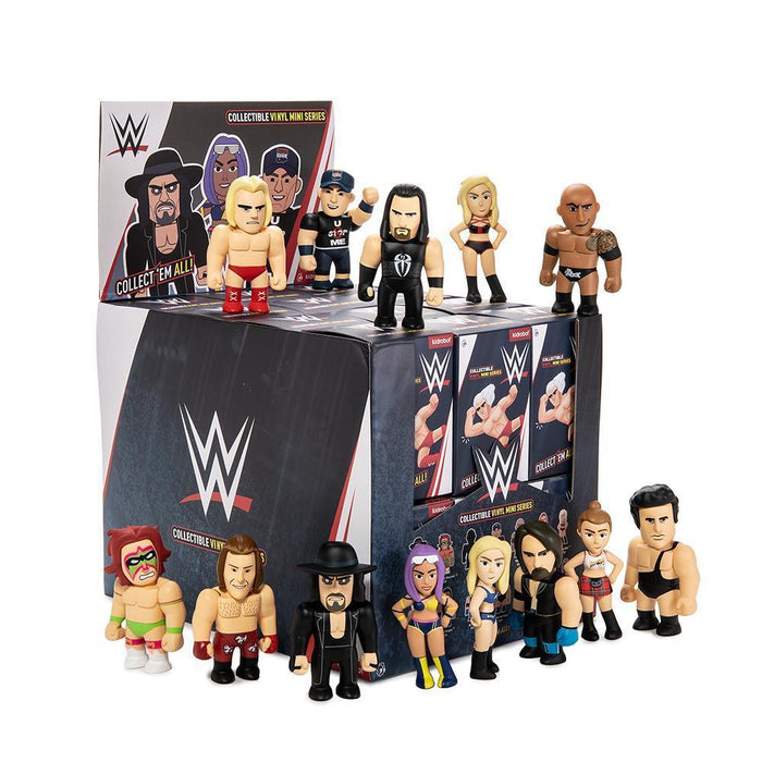 Kidrobot x WWE Collectible Vinyl Mini Series: (1 Blind Box) - Fugitive Toys