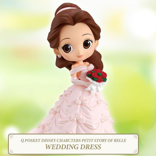 Disney Q Posket Petit Story of Belle Wedding Dress - Fugitive Toys