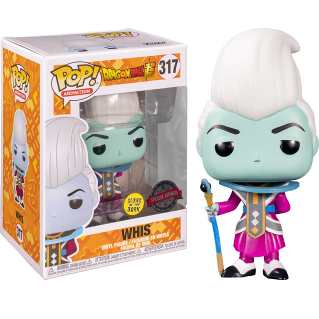 Dragon Ball Super Pop! Vinyl Figure Whis (Glow in the Dark) [317] - Fugitive Toys