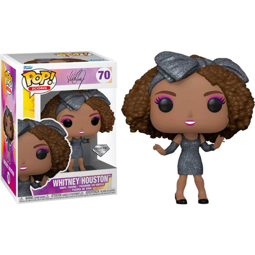 Icons Pop! Vinyl Figure Whitney Houston (Diamond Glitter) [70] - Fugitive Toys