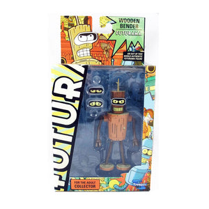 Futurama Bender Action Figure 2008 Series 3 With Build-a-bot Robot Devil Toynami Futurama Bender Action Figure 2008 Series 3 With Build-a-bot Robot Devil Toynami