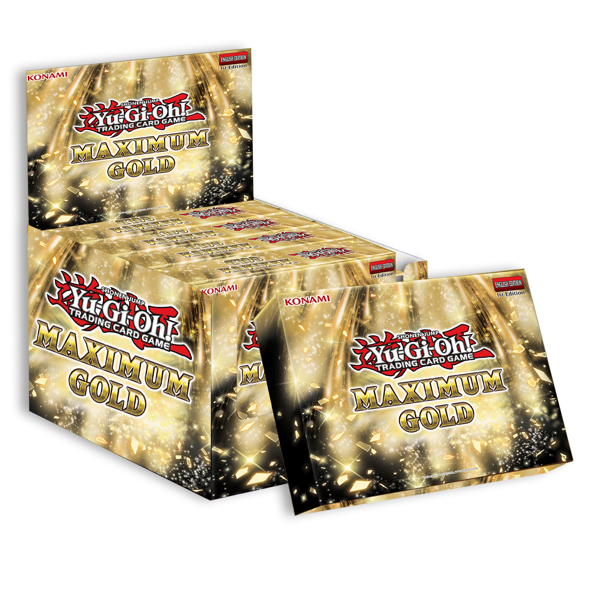 Yu-Gi-Oh! Trading Card Game Maximum Gold Display Case Yu-Gi-Oh! Trading Card Game Maximum Gold Display Case