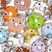 Kidrobot Yummy Donuts Enamel Zipper Pulls by Heidi Kenney: (1 Blind Pack) - Fugitive Toys