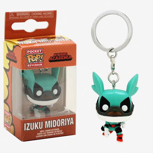 My Hero Academia Pocket Pop! Keychain Deku with Helmet (Izuku Midoriya) - Fugitive Toys